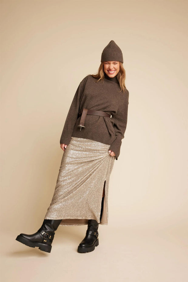 Gull Rikke Sequins skirt - Stilshoppen