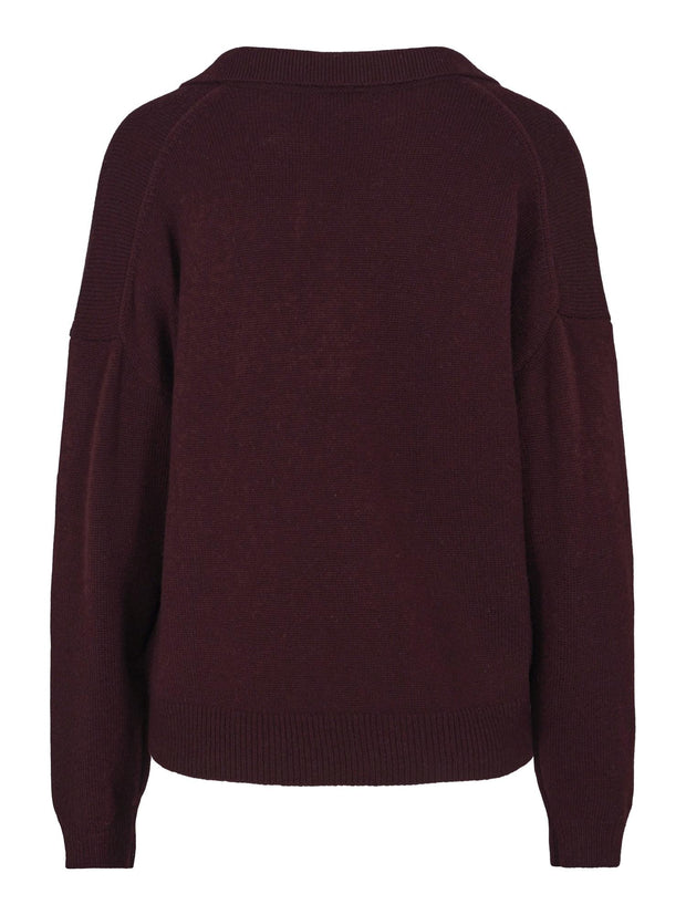 Burgunder Live Sweater - Stilshoppen