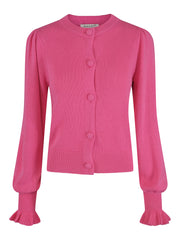 Warm Rose Feminine knitted cardigan - Stilshoppen