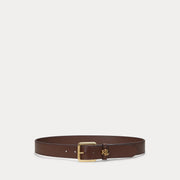 Brunt Logo Keeper Leater Belt - Stilshoppen