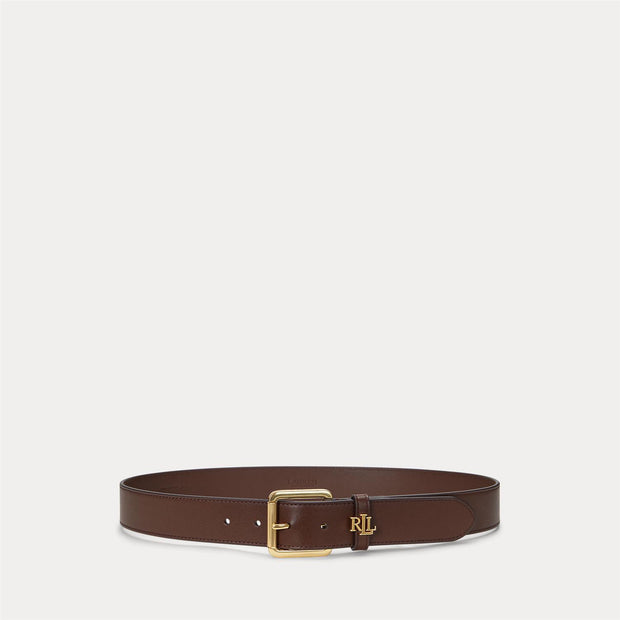 Brunt Logo Keeper Leater Belt - Stilshoppen