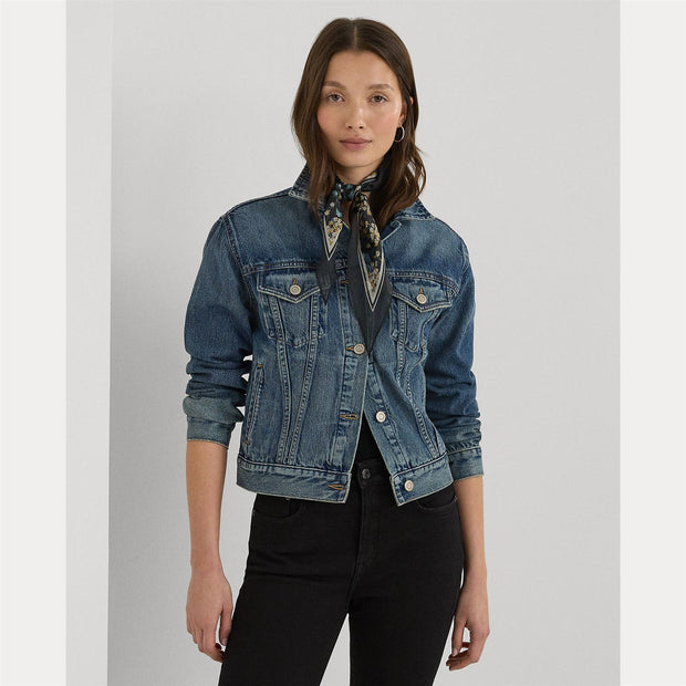 Blå Denim Trucker jacket - Stilshoppen