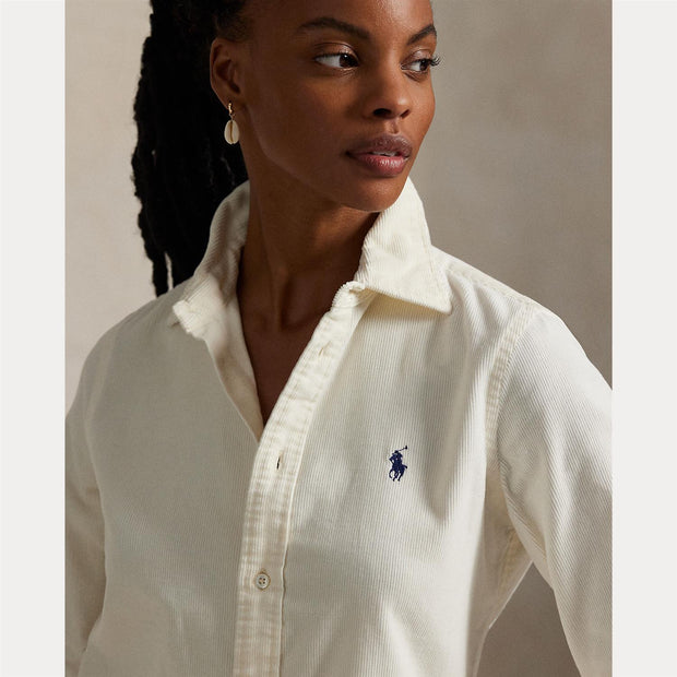 Slim Fit Corduroy Shirt