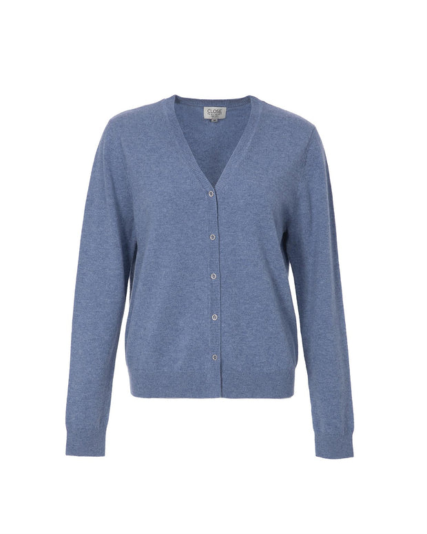Denim Blå Ruby Cardigan - Stilshoppen