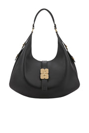 Sort Kat Large Gold Bag - Stilshoppen