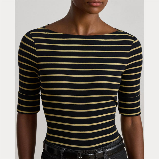Stripe Judy Sleeve T-Shirt