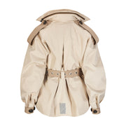 Sand Duskregn Short Trench Coat