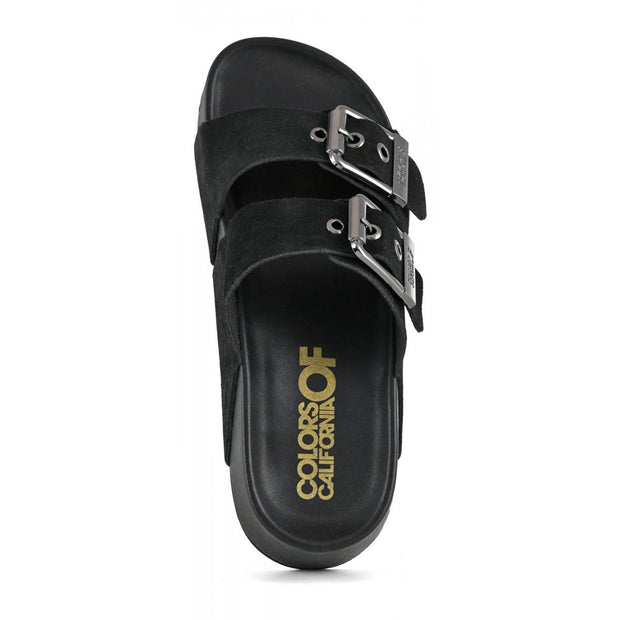 Black Two Buckles Maxi Stichings - Stilshoppen