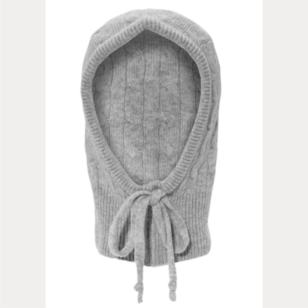 Grey Cashmere Cable Hat - Stilshoppen