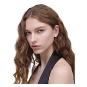 Sølv/Crystal Daisy Pave Earrings