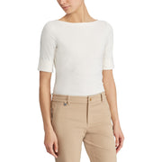 Crem Boatneck Top