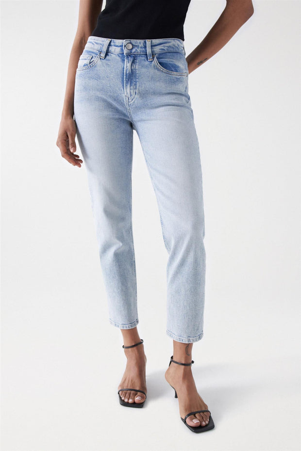 Lyseblå True Cropped Slim ME