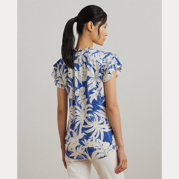 Palm print top - Stilshoppen