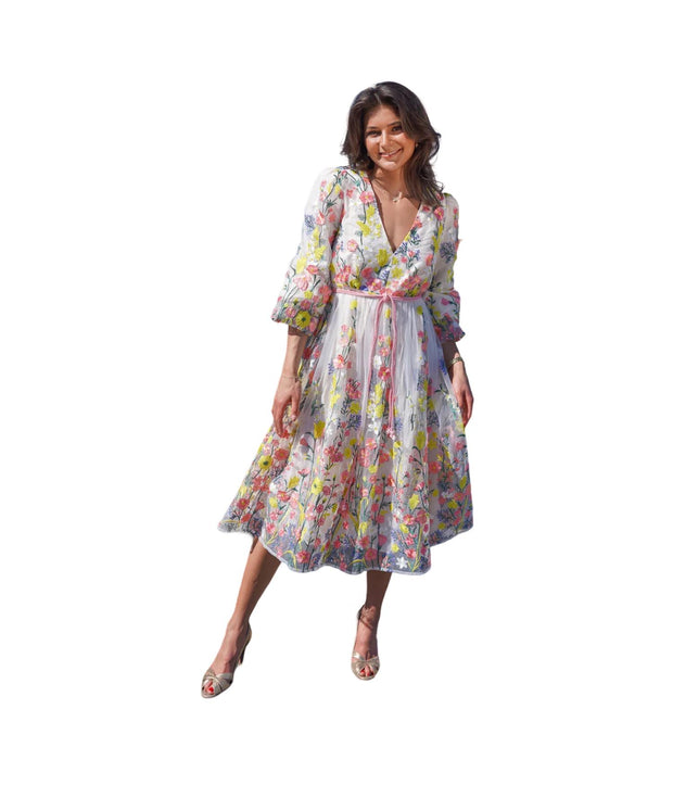 Multifarget Flower Everly Dress - Stilshoppen