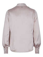 Champagne Classic V-Neck Blouse - Stilshoppen