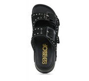Black High Fussbet Rhinestones - Stilshoppen