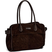 Brun Suede Shopper - Stilshoppen