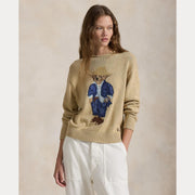 Beige Polo Bear Sweater - Stilshoppen