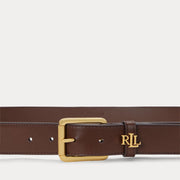 Brunt Logo Keeper Leater Belt - Stilshoppen