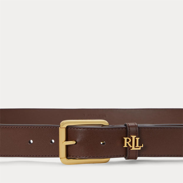 Brunt Logo Keeper Leater Belt - Stilshoppen