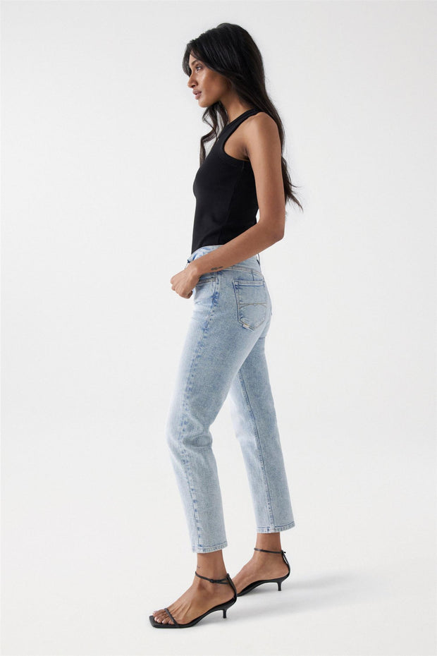Lyseblå True Cropped Slim ME