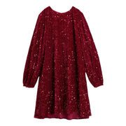 Red Luna Sequins Dress