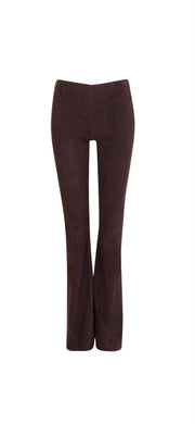 Brun Cooper Flare Suede23 - Stilshoppen