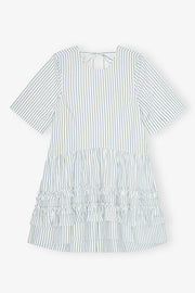 Stripe Cotton Mini Dress