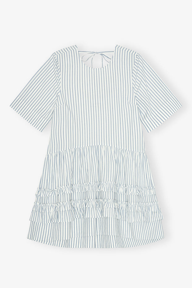 Stripe Cotton Mini Dress
