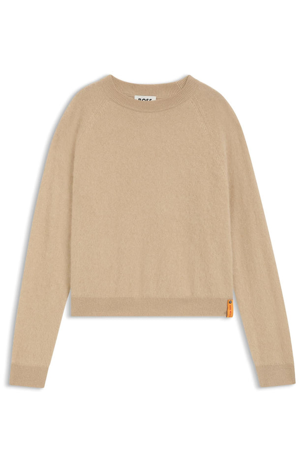Beige Feddy Sweater - Stilshoppen