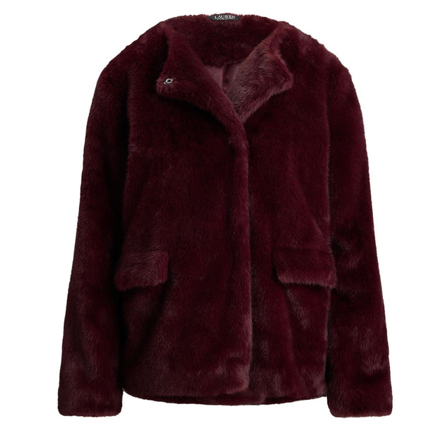 Faux Fur Lined Coat - Stilshoppen