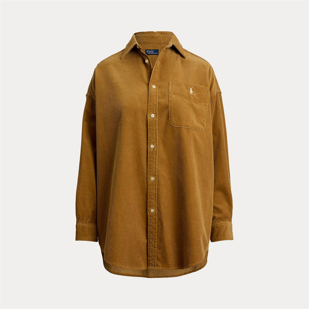 Tan Sport Shirt - Stilshoppen
