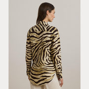 Zebra Print Relaxed Fit Lauren Shirt - Stilshoppen