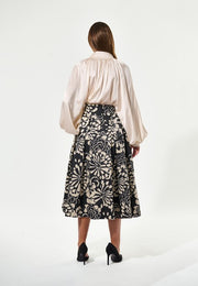 Sort/Offwhite AlbisDEA FLorana Skirt - Stilshoppen