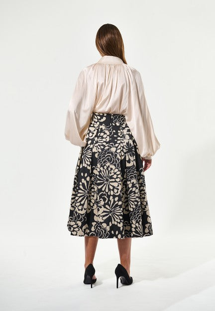 Sort/Offwhite AlbisDEA FLorana Skirt - Stilshoppen