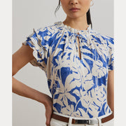 Palm print top - Stilshoppen