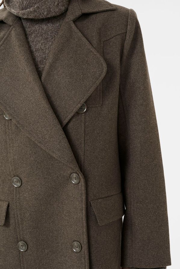 Brun GZzinka long coat - Stilshoppen