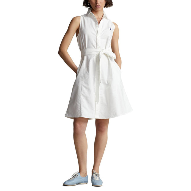 Hvit Oxford Dress - Stilshoppen