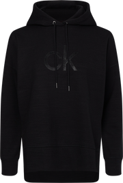 Sort Rhinestone CK Logo Hoodie