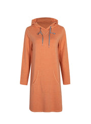 Orange Whitney Hood dress