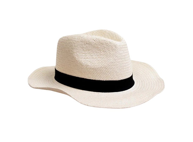 Offwhite Manzini Unisex Straw Hat