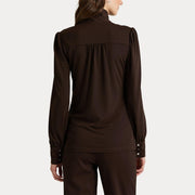 Brun Zaihab long sleeve blouse - Stilshoppen