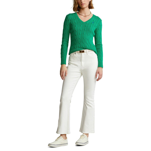 Preppy Green/Royal Kimberly Classic Sweater - Stilshoppen