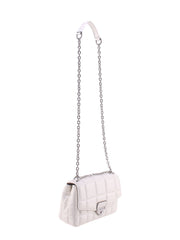 Hvit Soho small quilted shoulder bag
