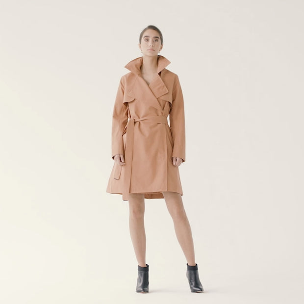 Yr Coat pastellorange - Stilshoppen