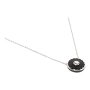 Black/Silver The Medallion Pendant - Stilshoppen