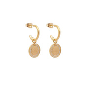 Gull Sun Zirconia earrings
