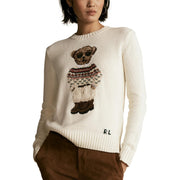 Cream Long sleeve sweater
