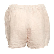 Beige 17691 Shorts Linen