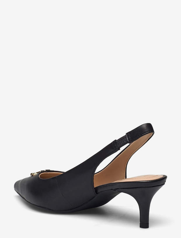 Sorte Loxdale pumps slingback - Stilshoppen